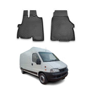 OMAC Gummimatten Fußmatten für Fiat Ducato 2006-2026 TPE Automatten Schwarz 2tlg