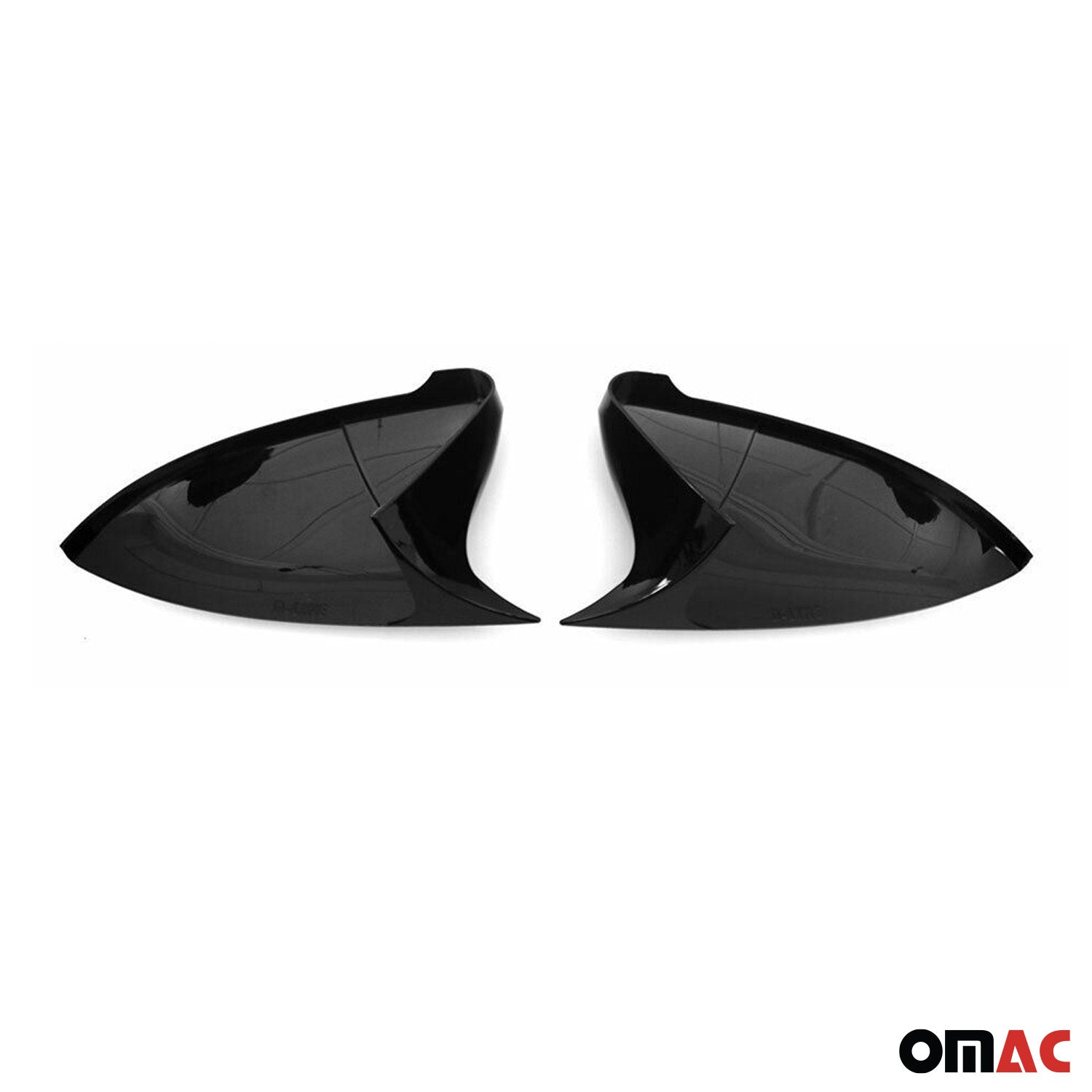 Spiegelkappen Spiegelabdeckung für VW Golf 2012-2019 ABS Schwarz Glanz 2tlg
