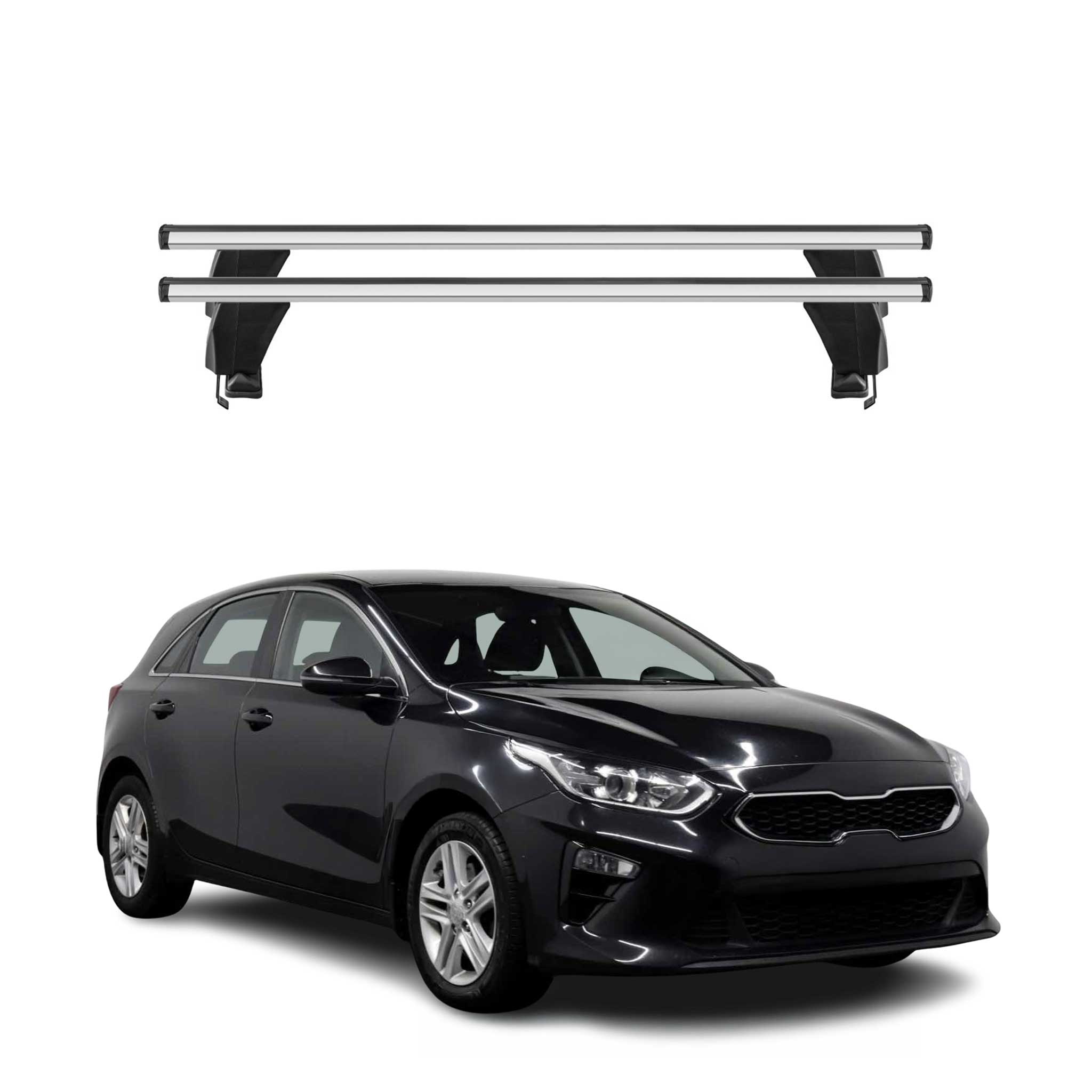 Menabo Dachträger Grundtäger für Kia Ceed SportsWagon 2019-2026 50kg Alu Grau 2x