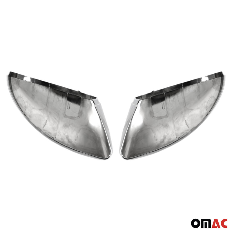 Spiegelkappen Spiegelabdeckung für Renault Megane 4 2015-2025 Chrom ABS Silber