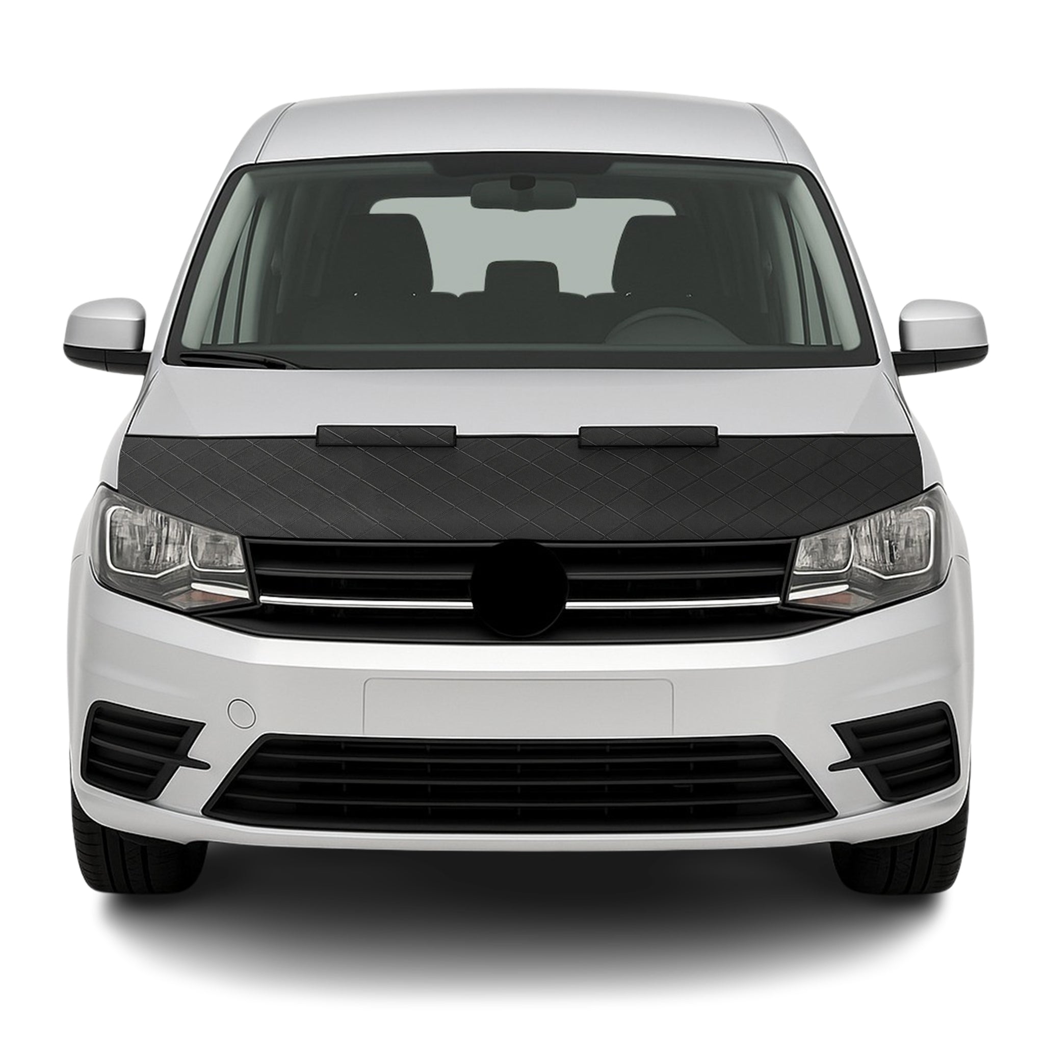 Schwarz Halb Haubenbra Steinschlagschutz Bonnet Bra für VW Caddy 2015-2020