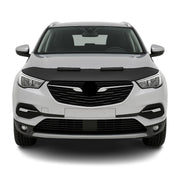 Haubenbra Steinschlagschutz für Opel Grandland X 2017-2024 Schwarz Halb