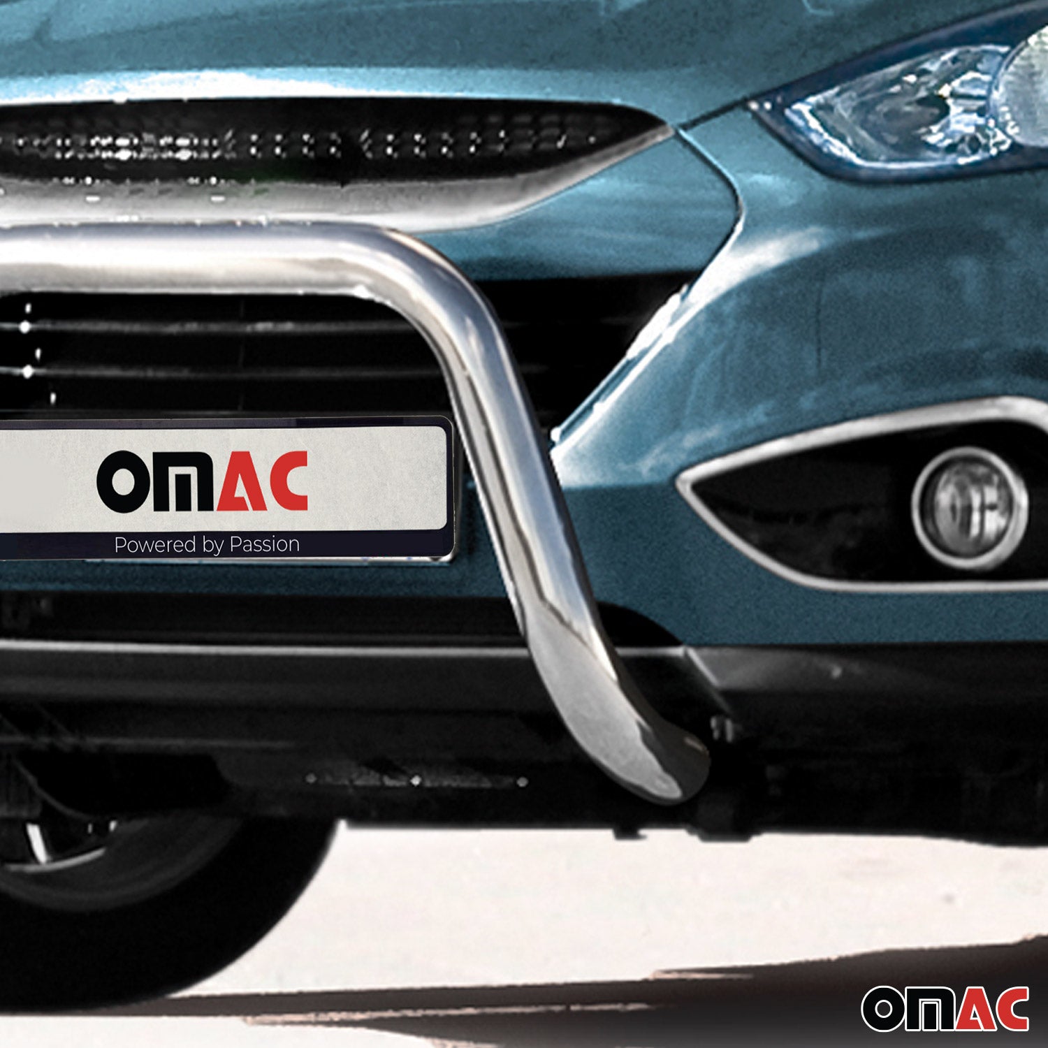 Frontbügel Frontschutzbügel für Hyundai ix35 2010-2015 mit ABE Silber Rammschutz