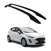 Aluminium Dachreling Relingträger für Ford Fiesta 2018-2023 Schwarz 2x