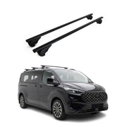 Dachträger Grundträger für Ford Tourneo Custom II 2023-2026 Stahl Schwarz 2tlg