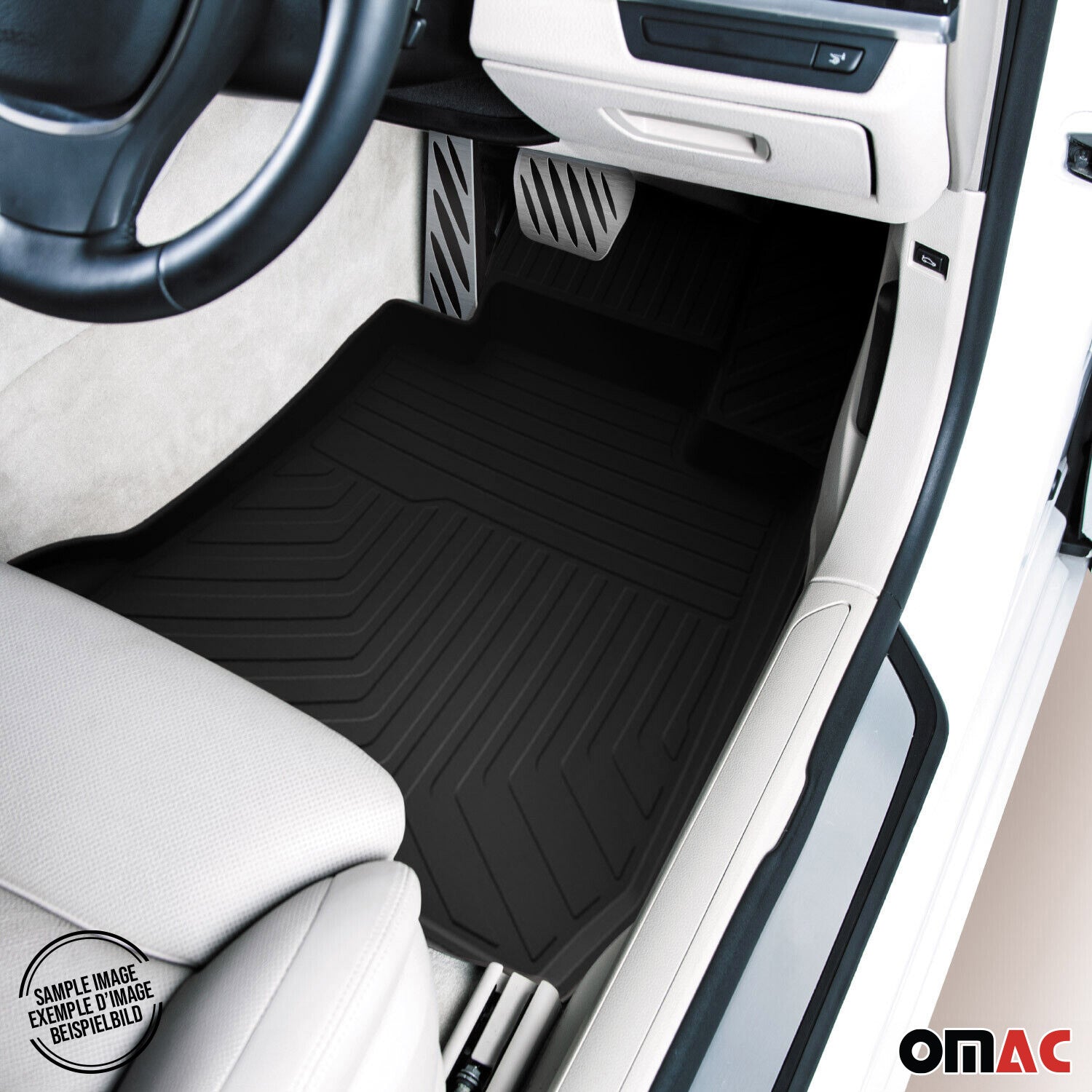 Fußmatten 3D Automatten für Audi A4 Limo Avant Allroad B8 2007-2016 Gummi