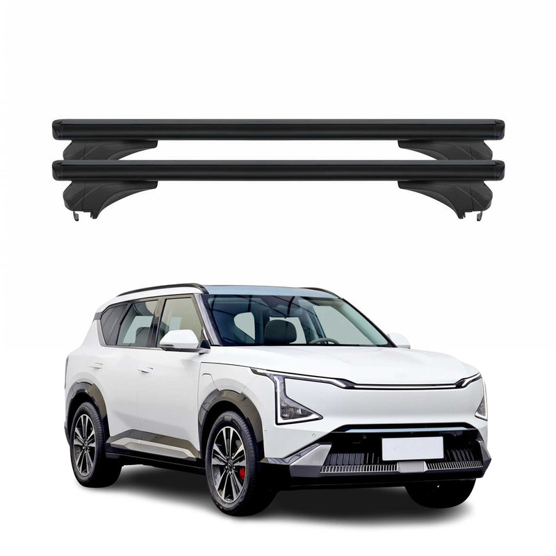 Menabo Dachträger Grundtäger für KIA EV5 2023-2025 Aluminium Schwarz 2 tlg