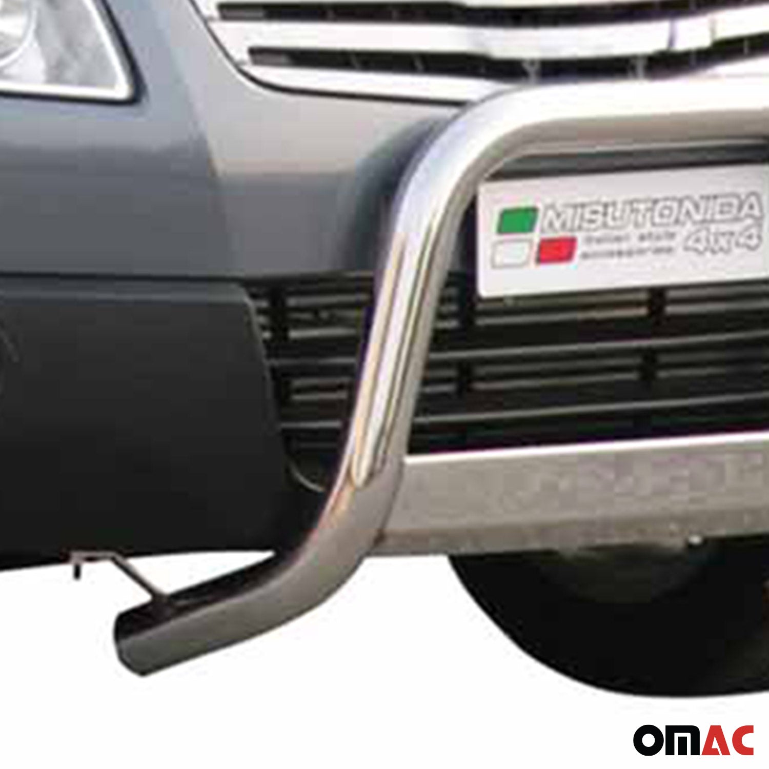 Frontbügel Frontschutzbügel für Nissan Qashqai +2 2008-2013 ø63mm Stahl Silber