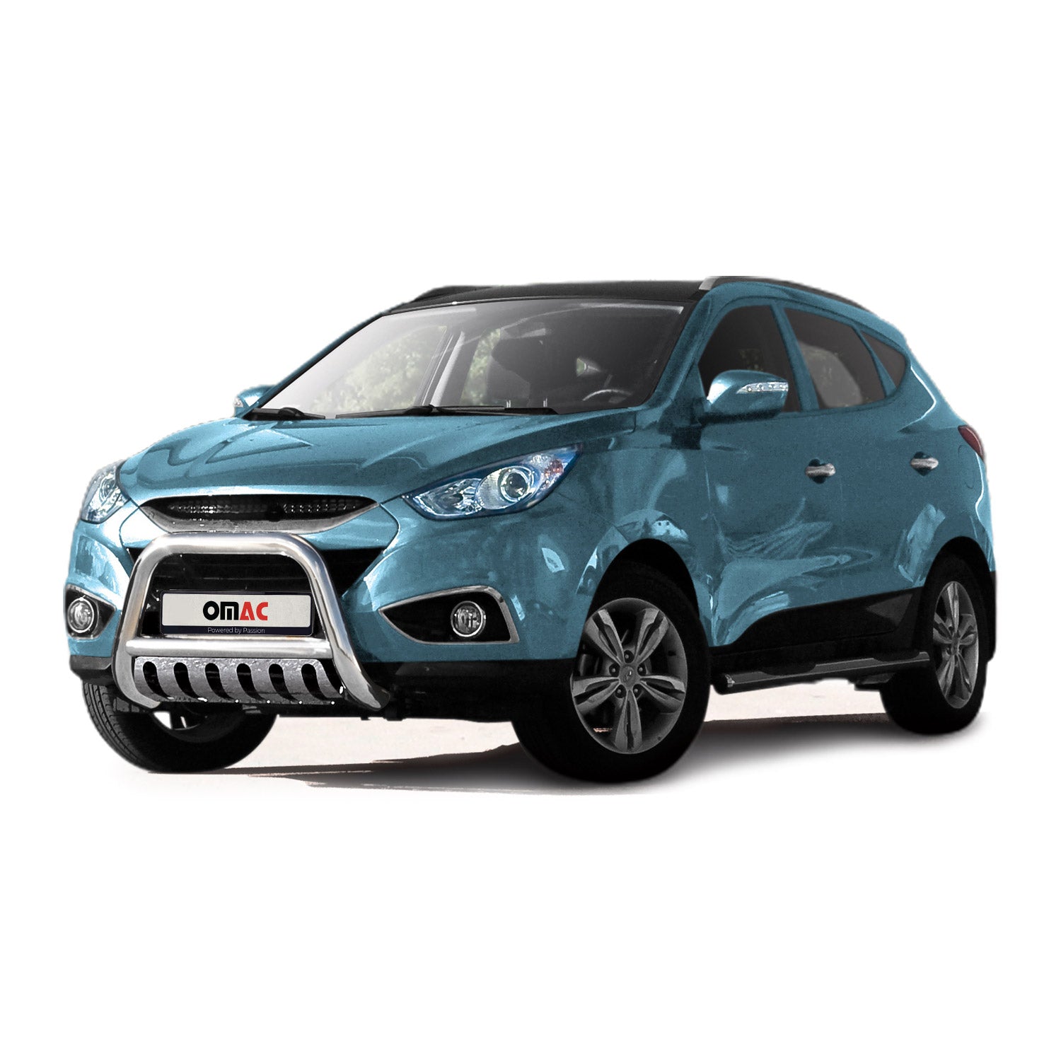 Frontbügel Frontschutzbügel für Hyundai ix35 2010-2015 mit ABE Edelstahl Silber