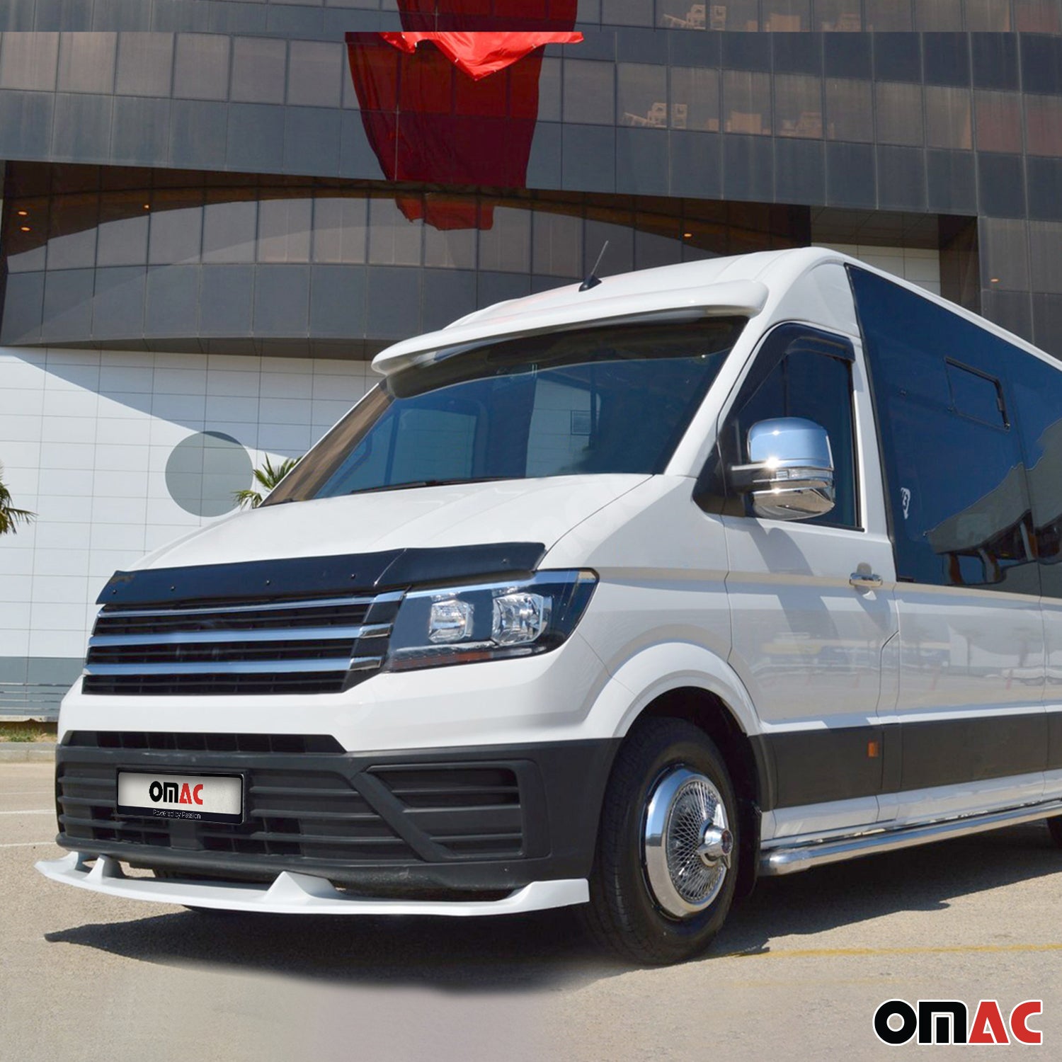 Motorhaube Deflektor Insektenschutz für VW Grand California 2018-2025 Dunkel