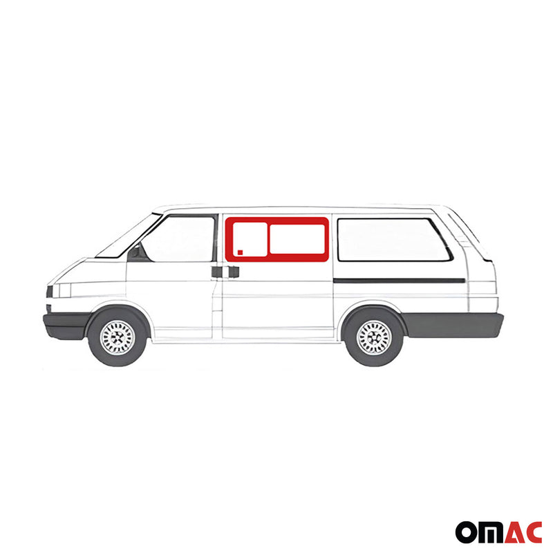 Schiebefenster für VW T4 Transporter 1990-2003 Schwarz Links Rechts Set 2x L1 L2