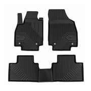Fußmatten Gummimatten für MG ZS SUV mk2 Hybrid 2024-2026 TPE Gummi Schwarz 3tlg