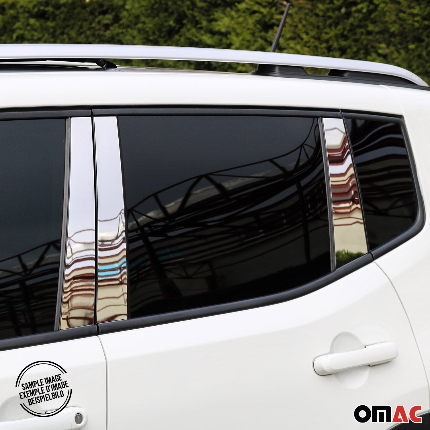 B-Säule Türsäulen Verkleidung für Opel Mokka 2012-2019 Edelstahl Chrom 6tlg