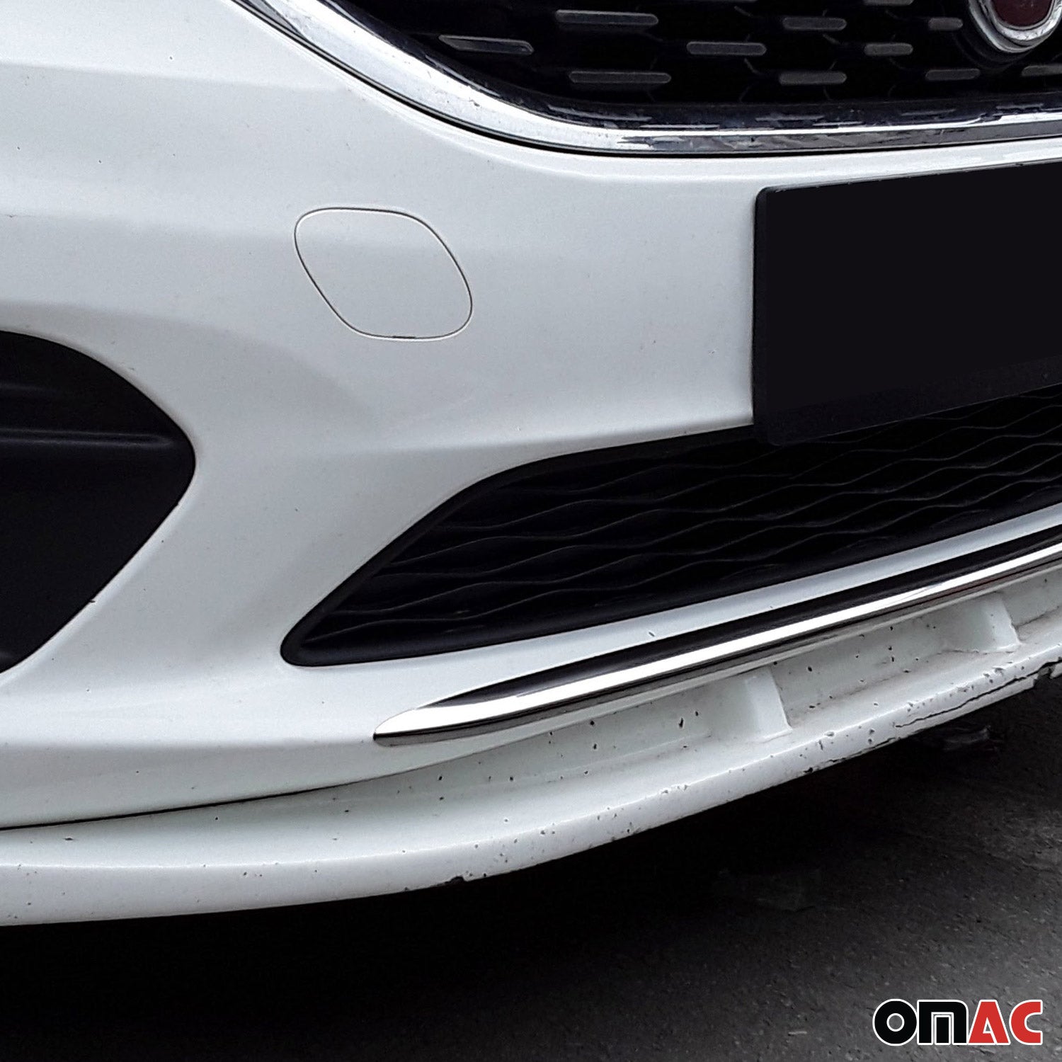 Kühlergrill Leisten Grillleisten für Fiat Tipo 2015-2024 Edelstahl Chrom 1tlg