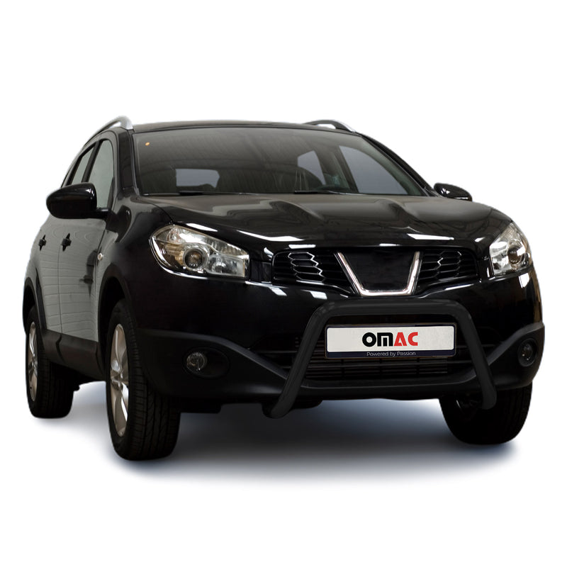 Frontbügel Frontschutzbügel für Nissan Qashqai 2010-2013 mit ABE Stahl Schwarz