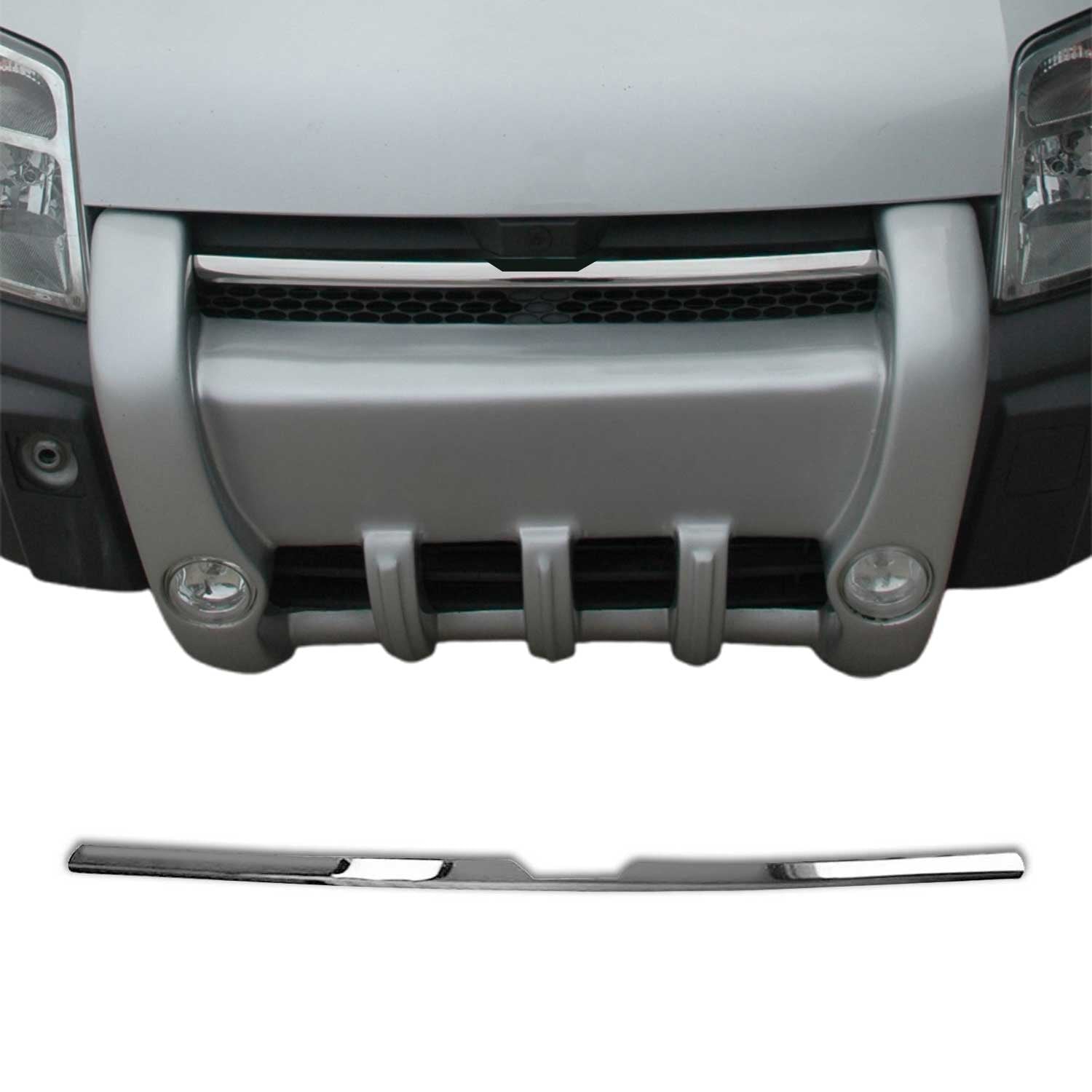 Kühlergrill Grillleiste für Ford Transit Tourneo Connect 2002-09 Edelstahl Chrom