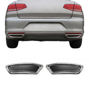 Stoßstangen Diffusor Auspuffrahmen für VW Passat B8 alle 2014-19 Edelstahl Chrom