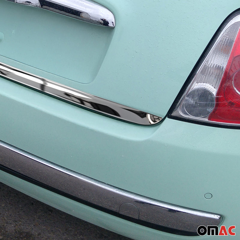 Kofferraumleiste Heckklappe Leiste für Fiat 500 2007-2015 Edelstahl Chrom 1tlg