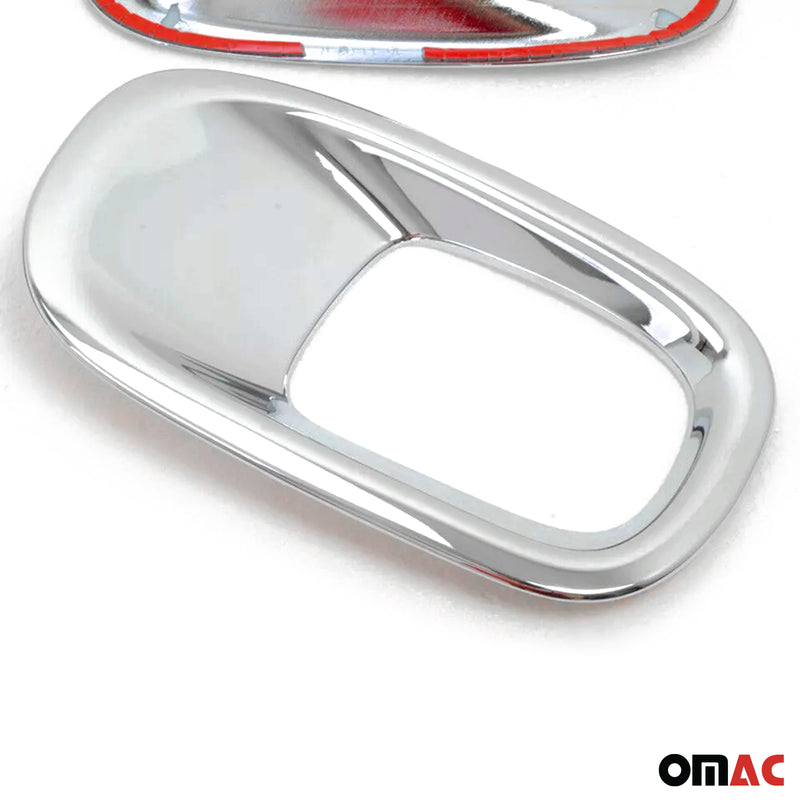 Reflektor Blenden Reflektorleiste für Jeep Renegade 2014-2024 Chrom ABS 2x