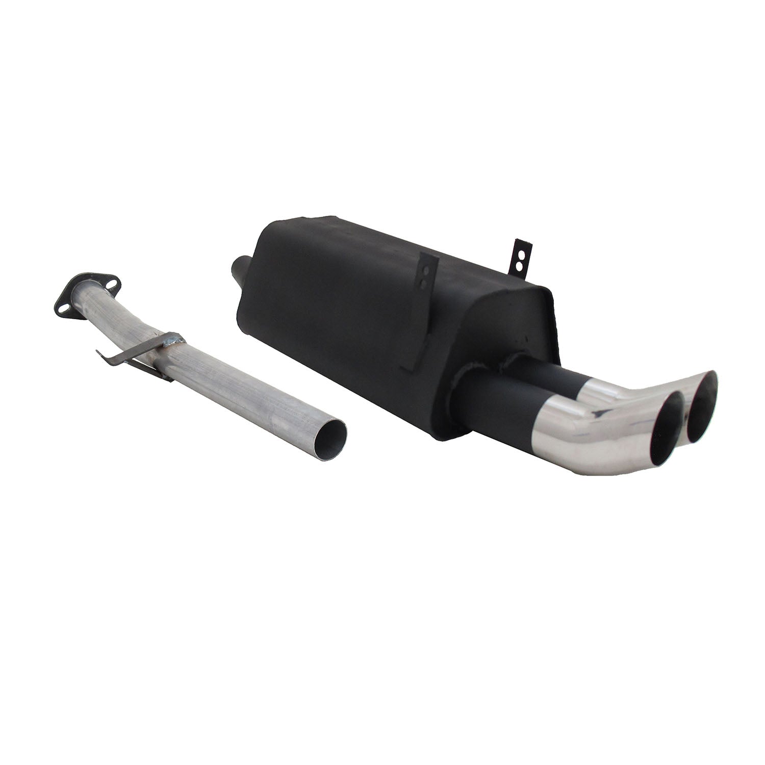 Novus Sportauspuff für BMW 3er E36 316/318 2x76mm DTM Endschalldämpfer mit ABE