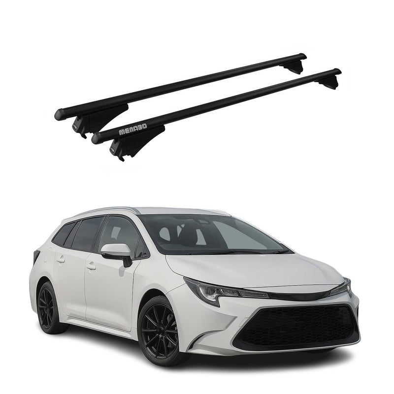 Menabo Grundträger Dachträger für Suzuki Swace 2020-2025 ABE Alu Schwarz 2x