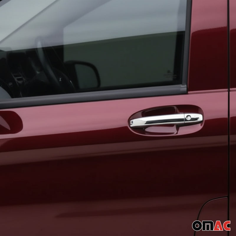 Türgriff Blende Türgriffkappen für Mercedes Vito 2014-2021 3-Tür Edelstahl 6x