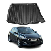 Kofferraumwanne Laderaumwanne für Hyundai i30 Schrägheck 2012-2016 TPE Schwarz