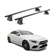 Stahl Dachträger für Mercedes CLS C219 2004-2010 TÜV Abschließbar 2tlg Schwarz