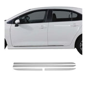 Seitentürleiste Türschutzleiste für Toyota Corolla Limo 2019-2026 Edelstahl 4x