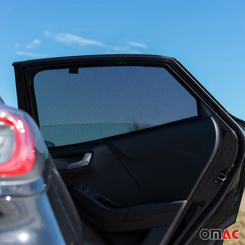 Sonnenschutz Seitenfenster für Ford Puma 2019-2025 Heckscheibe 2tlg Schwarz