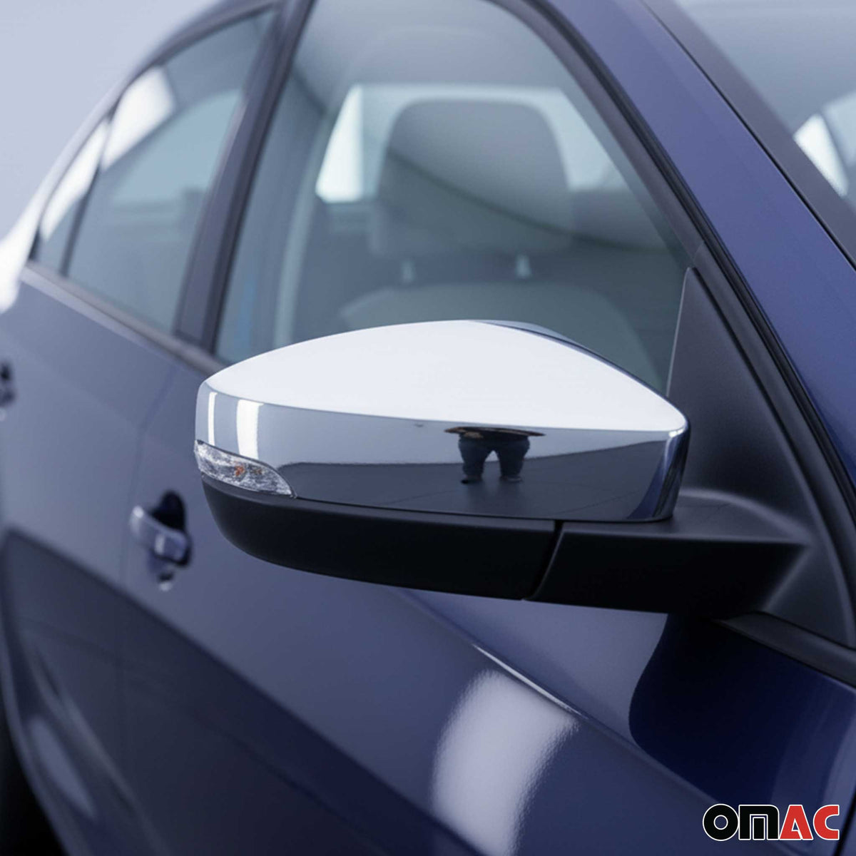 Spiegelkappen Spiegelabdeckung für Skoda Rapid Limo 2012-2019 Edelstahl Chrom