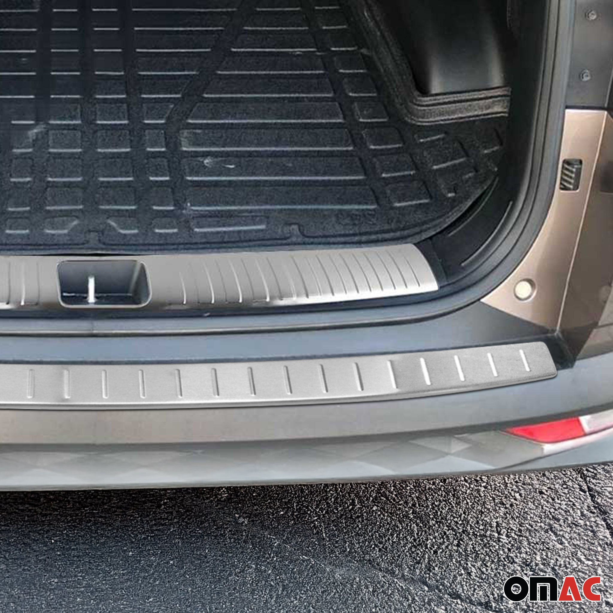 Ladekantenschutz & Stoßstange Satz für Hyundai Tucson 2015-2018 Chrom Gebürstet