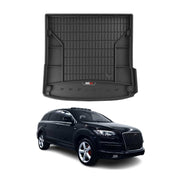 OMAC Gummi Kofferraumwanne für Audi Q7 4LB 2006-2015 TPE Laderaumwanne Schwarz