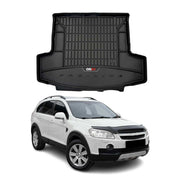 OMAC Gummi Kofferraumwanne für Chevrolet Captiva 2006-2018 5-Sitz TPE Schwarz