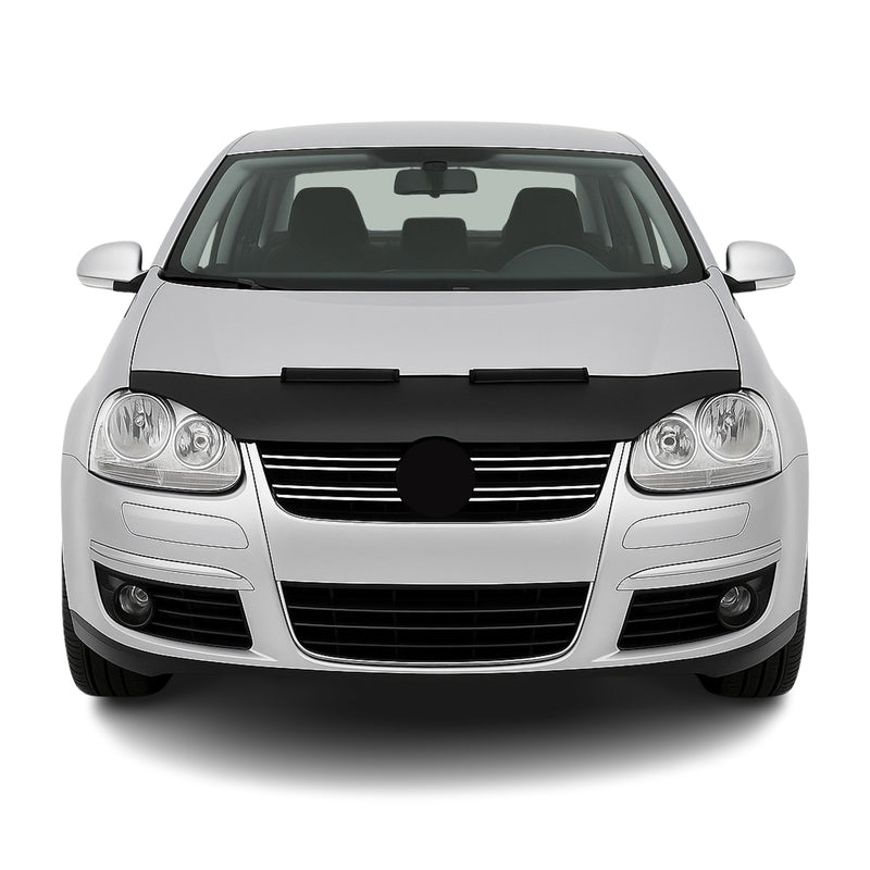 Haubenbra Steinschlagschutz Bonnet Bra für VW Jetta 2005-2010 Schwarz Halb