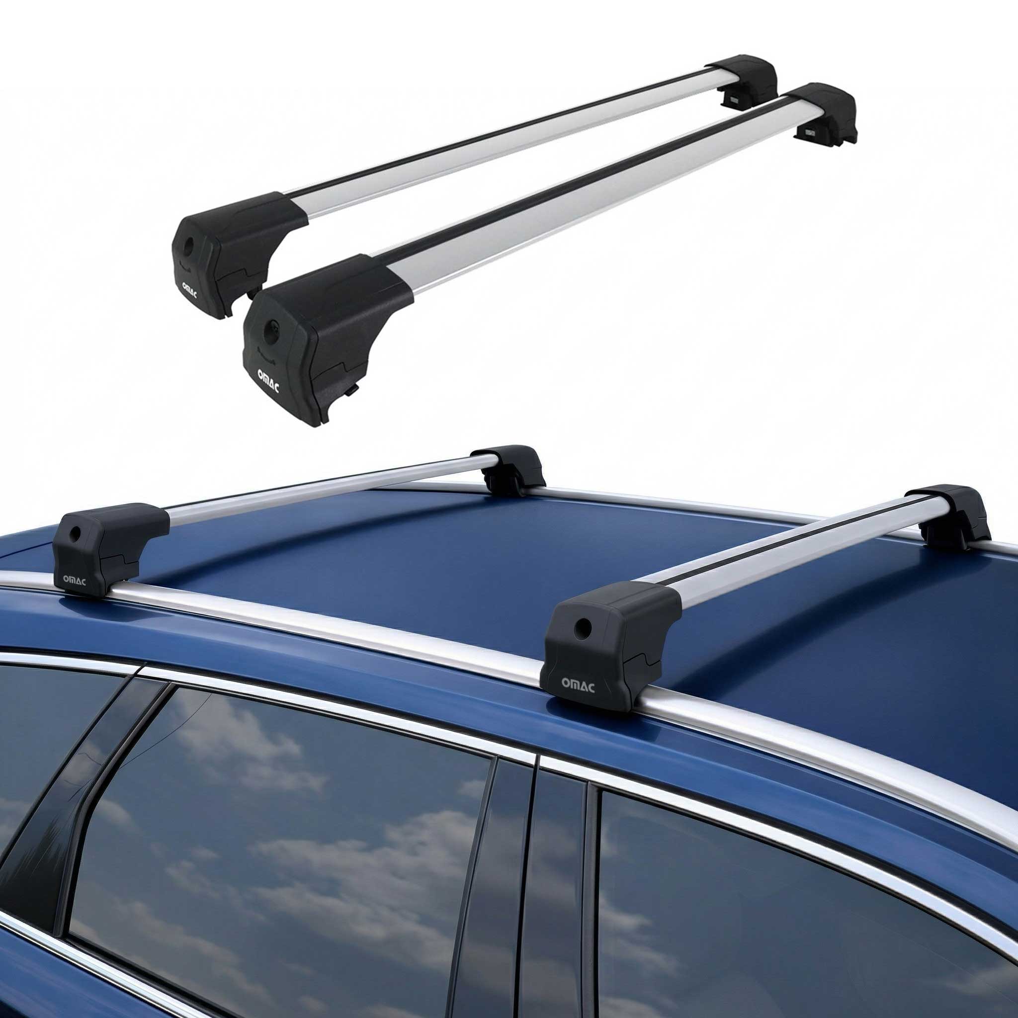 Dachträger Grundtäger für Audi Q3 mk1 2011-2018 75kg Aluminium Silber 2 tlg