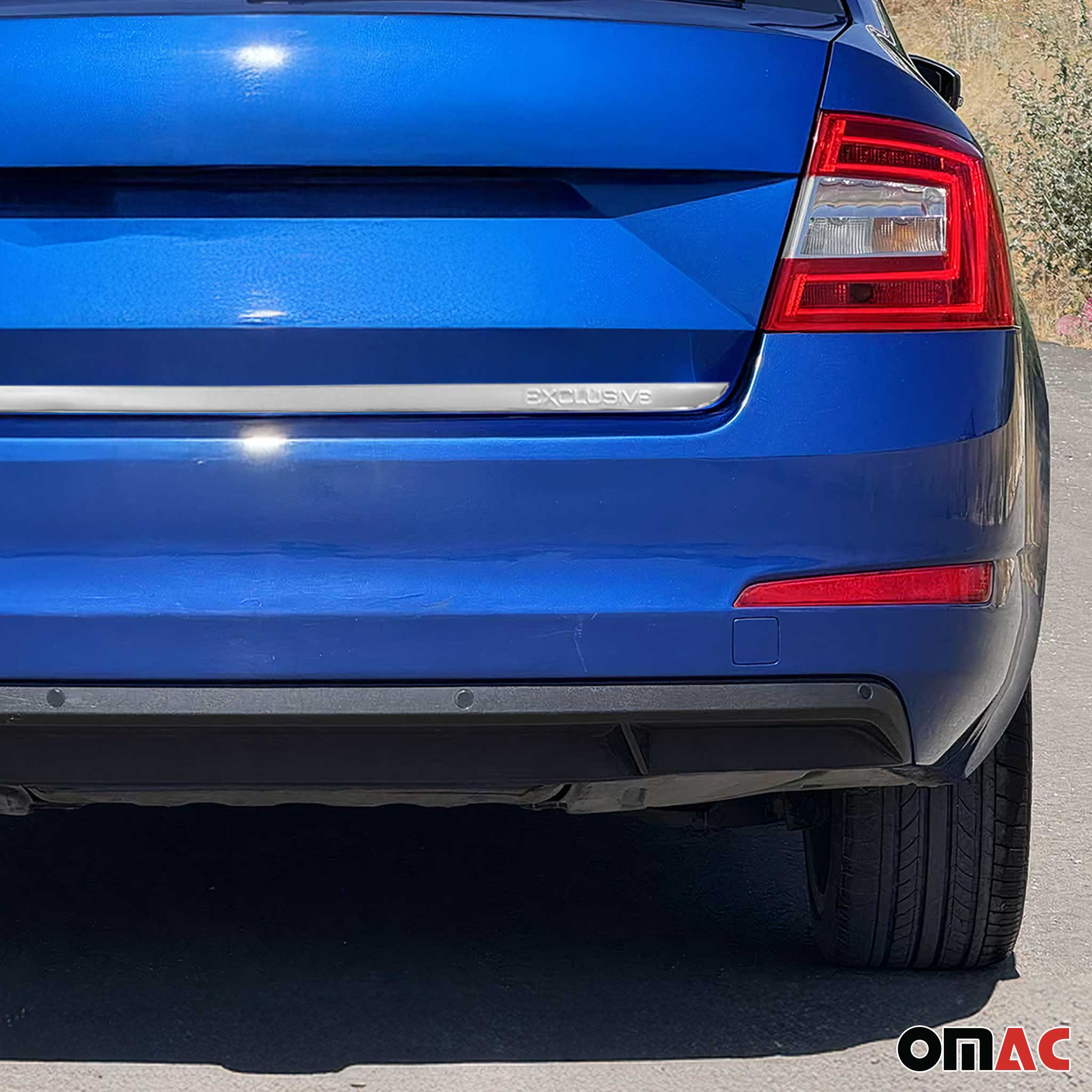 Kofferraumleiste Heckklappe Leiste für Skoda Octavia 2013-2019 Edelstahl Chrom