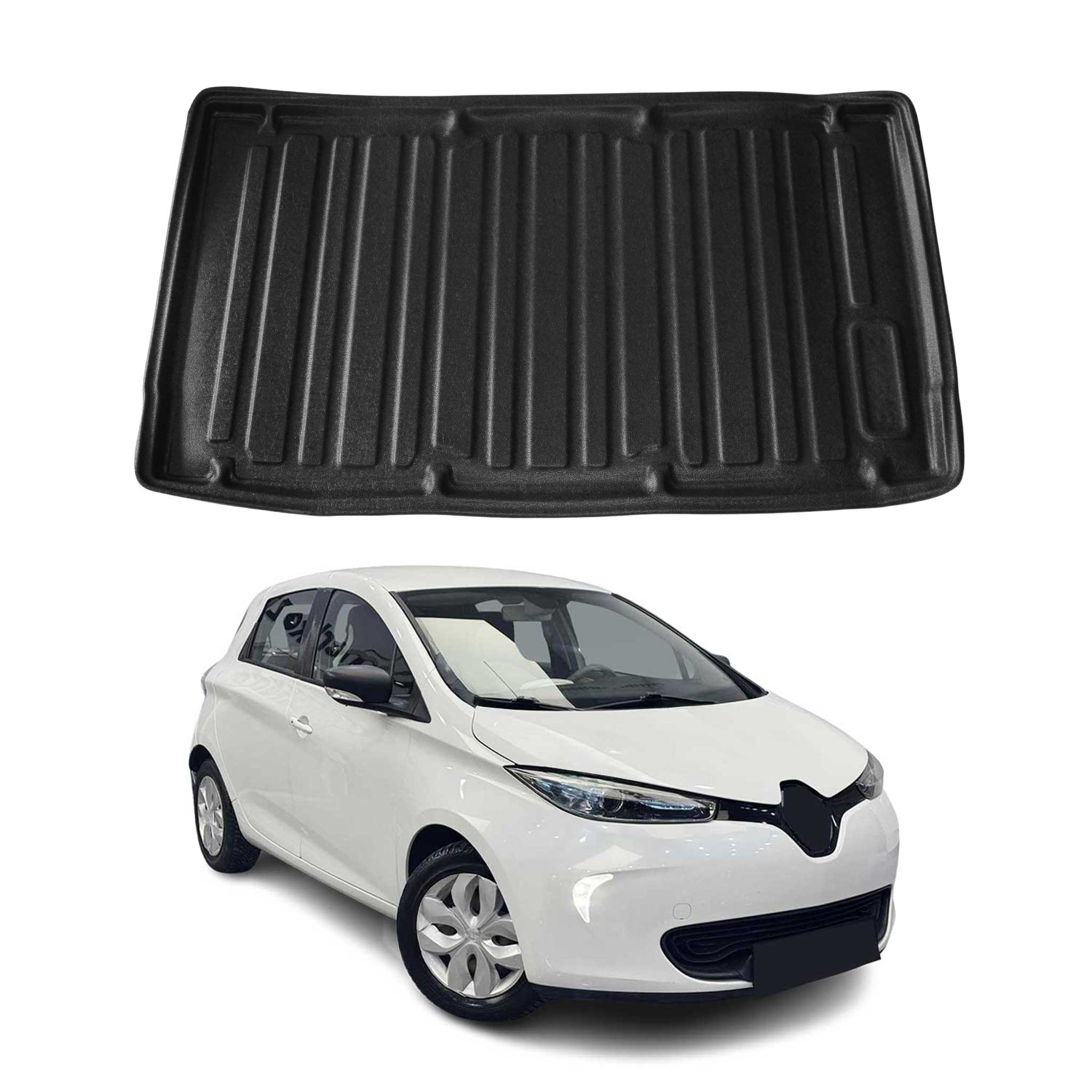 Kofferraumwanne Laderaumwanne für Renault Zoe 2012-2024 Gummi TPE Schwarz