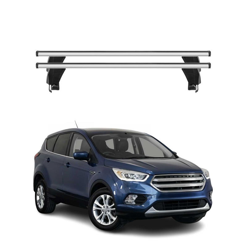 Menabo Dachträger Grundtäger für Ford Escape C520 2013-2019 50kg Alu Silber 2x
