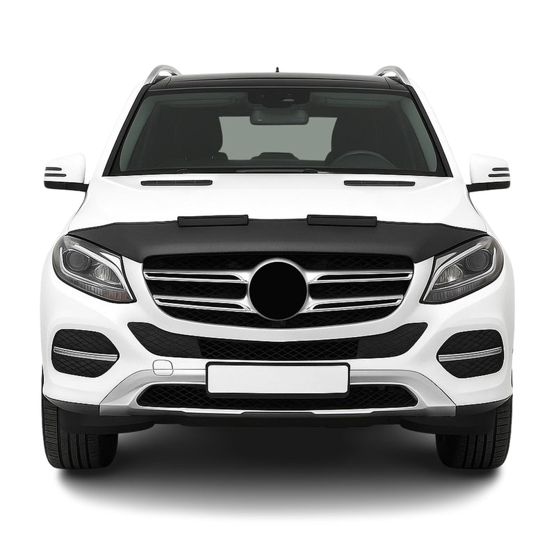 Haubenbra Steinschlagschutz für Mercedes GLE Klasse 2016-2020 Schwarz Halb