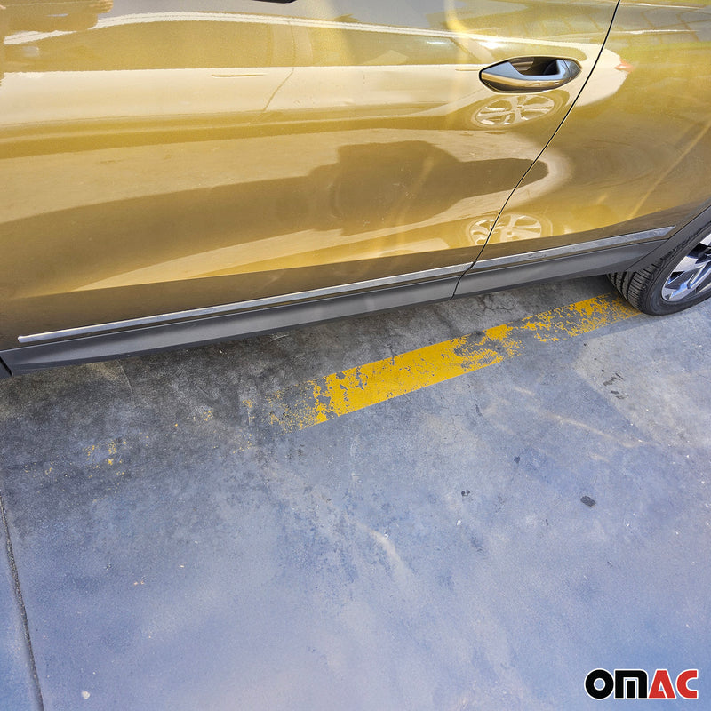 Seitentürleiste Türleiste Türschutz für Skoda Kodiaq II 2024-2025 Edelstahl 4x