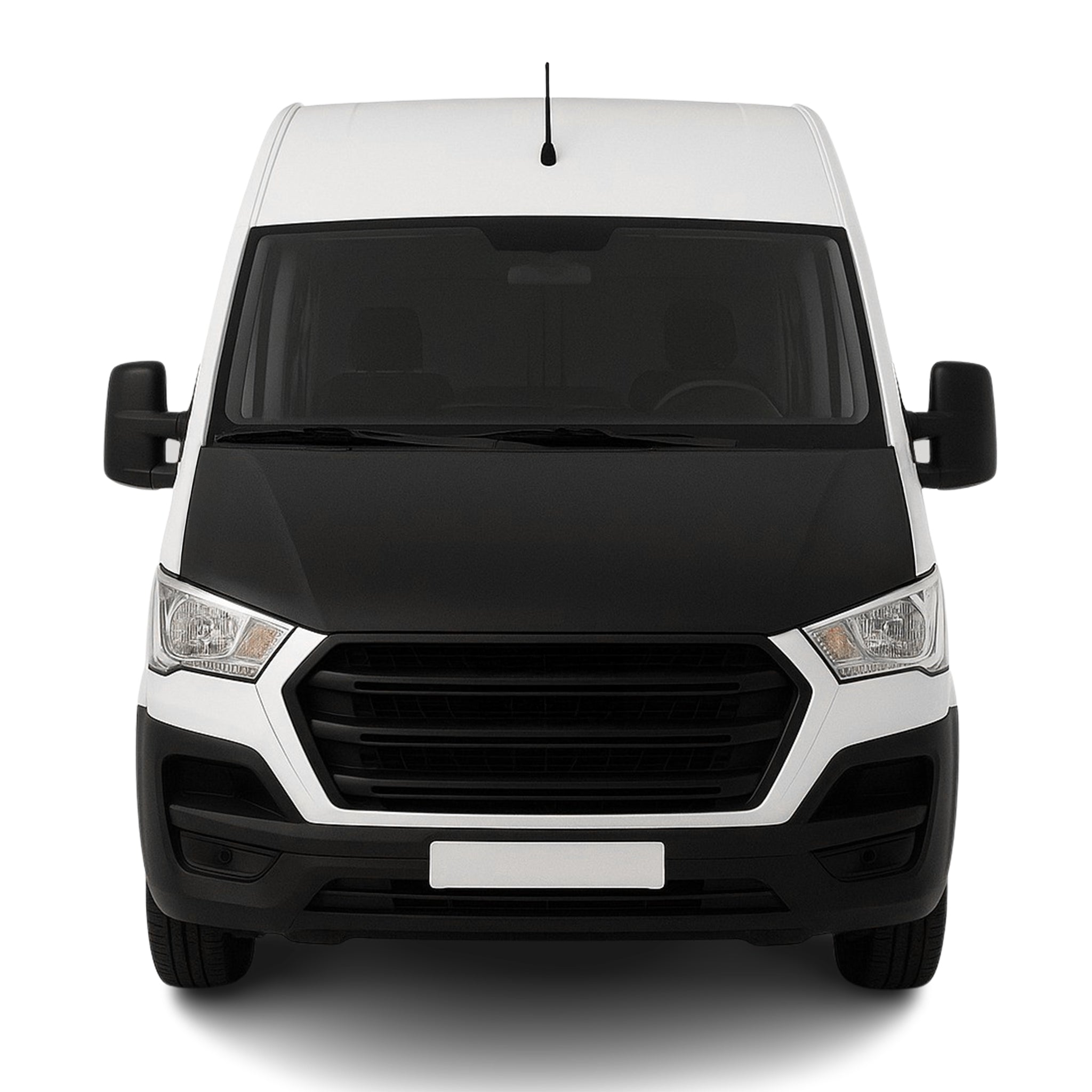 Haubenbra Bonnet Bra Steinschlagschutz für Hyundai H-350 2014-2026 Schwarz 1tlg