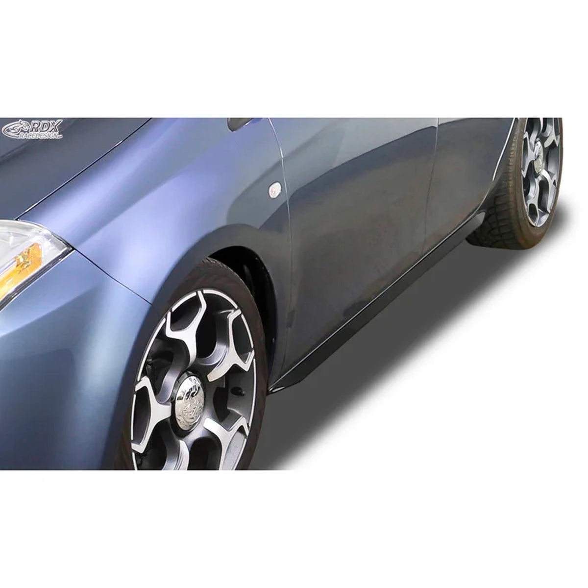 RDX Seitenschweller 'Slim' für Fiat Bravo 2007-2014 ABS Schwarz 2er-Set TÜV