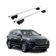 Dachträger für Hyundai Santa Fe III / Grand Santa Fe 2013-2018 Metall Silber 2x