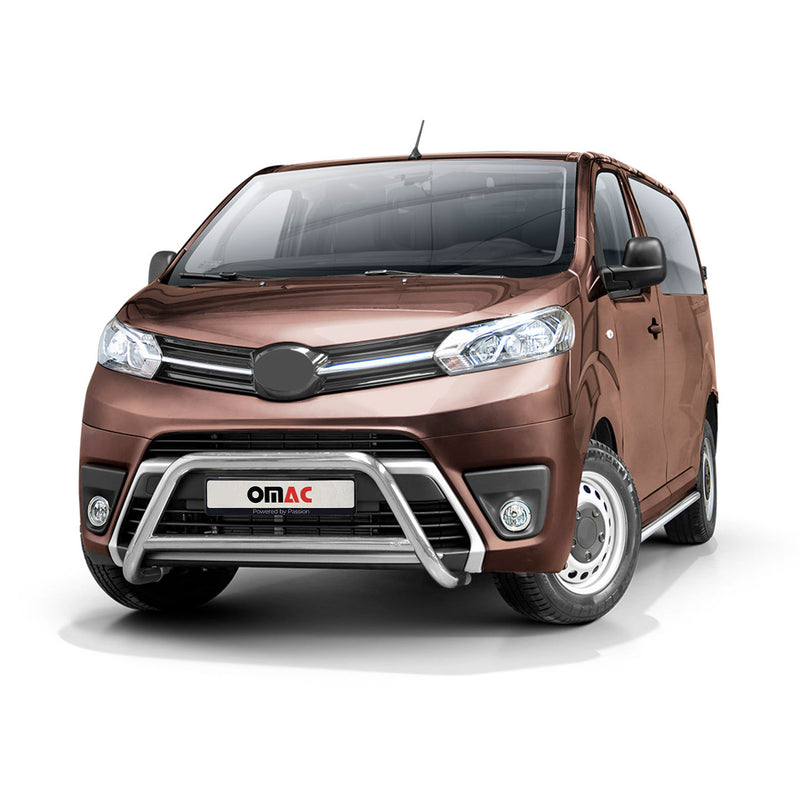 Frontbügel Schutz Frontschutzbügel für Toyota Proace 2016-2022 Stahl ABE Silber
