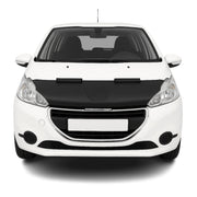 Haubenbra Steinschlagschutz Bonnet Bra für Peugeot 208 2012-2019 Schwarz Halb