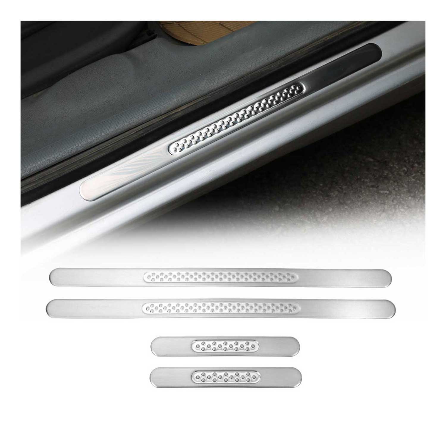 Einstiegsleisten Türschweller für Fiat Grande Punto 2005-2009 Edelstahl 4x