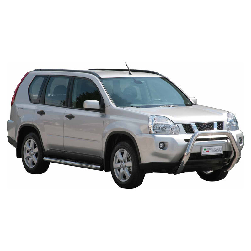 Frontbügel Frontschutzbügel für Nissan X-Trail 2007-2010 ø76mm Stahl Silber