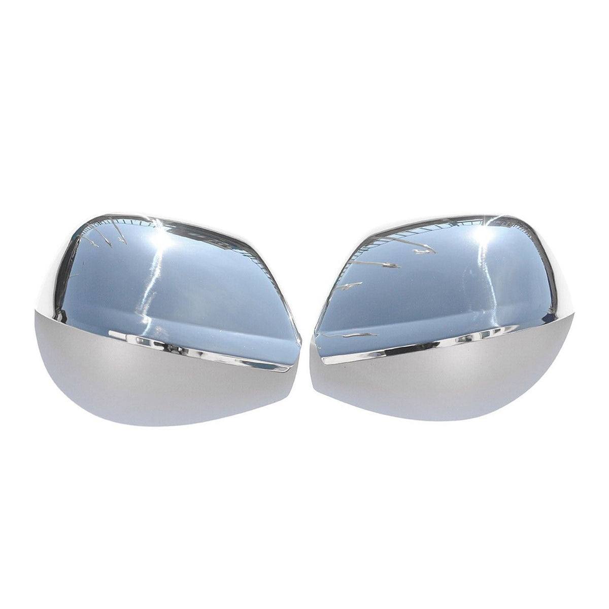 Spiegelkappen Spiegelabdeckung für VW Touareg 2007-2010 Edelstahl Chrom 2tlg