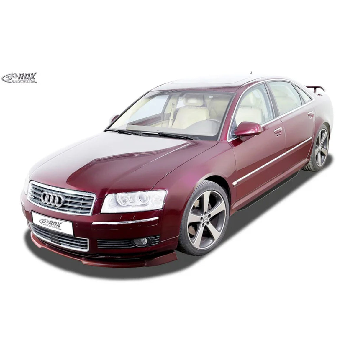 RDX Seitenschweller 'Slim' für Audi A8 D3 2003-2009 ABS Schwarz 2er-Set TÜV